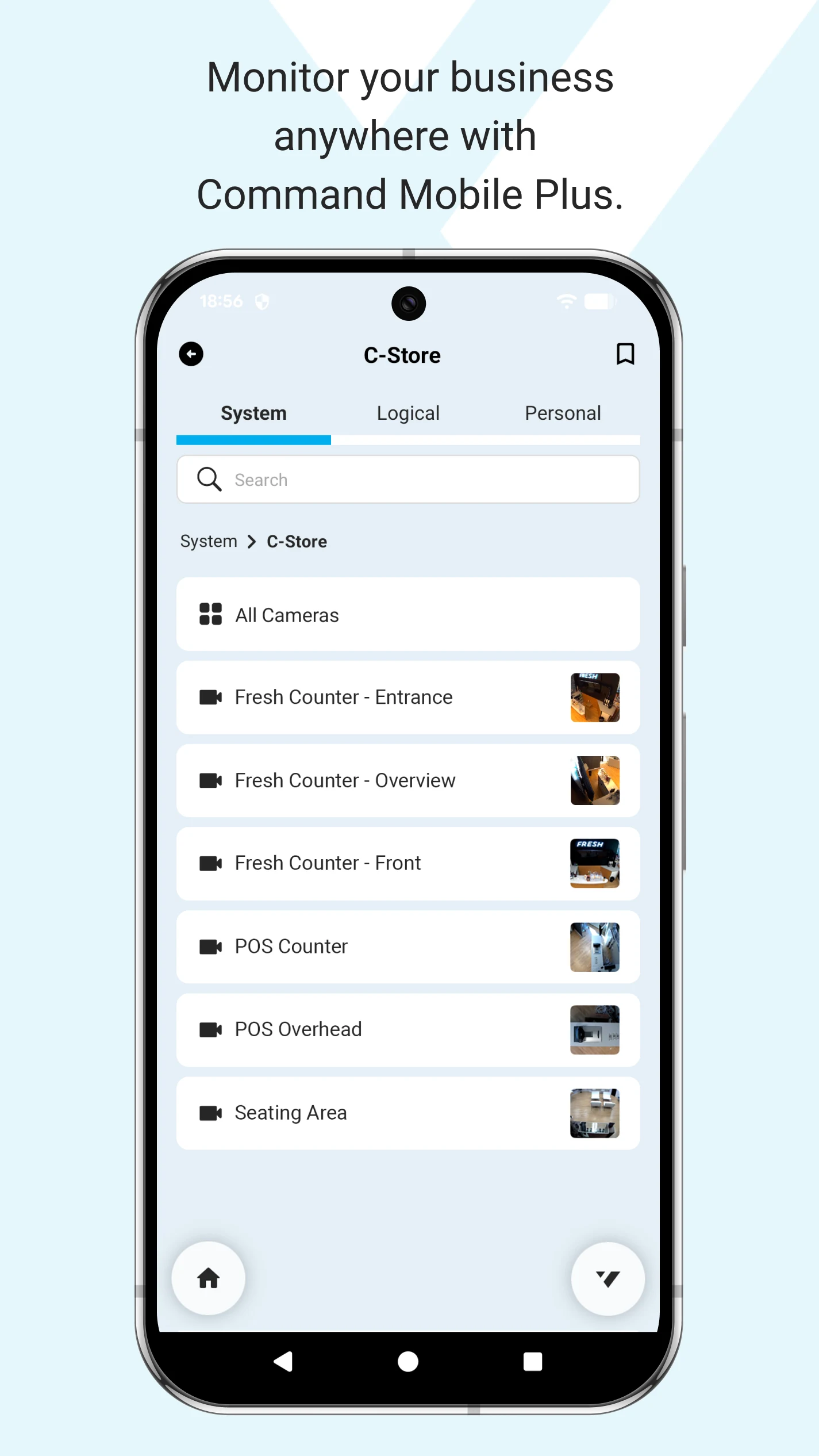 March Networks Command + screenshot